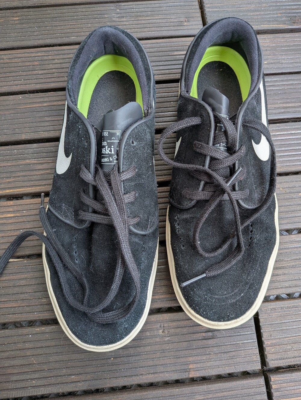 Nike Black Men's Skateboard Shoes Stefan Janoski SB